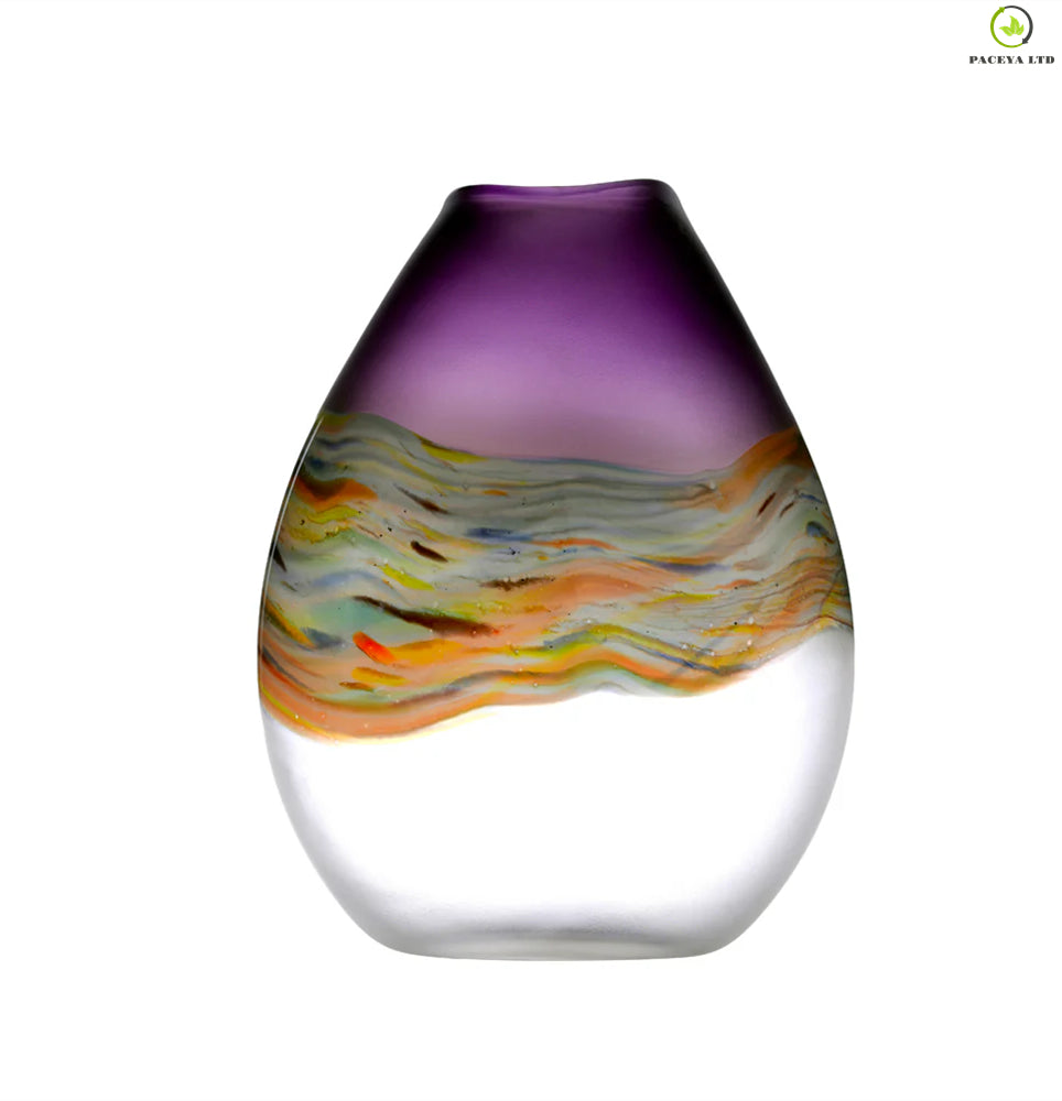 Verus Frosted Amethyst Vase