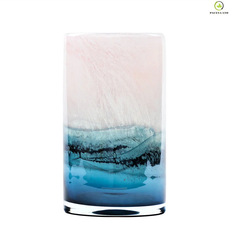 Kivet Hand-blown Indigo Vase